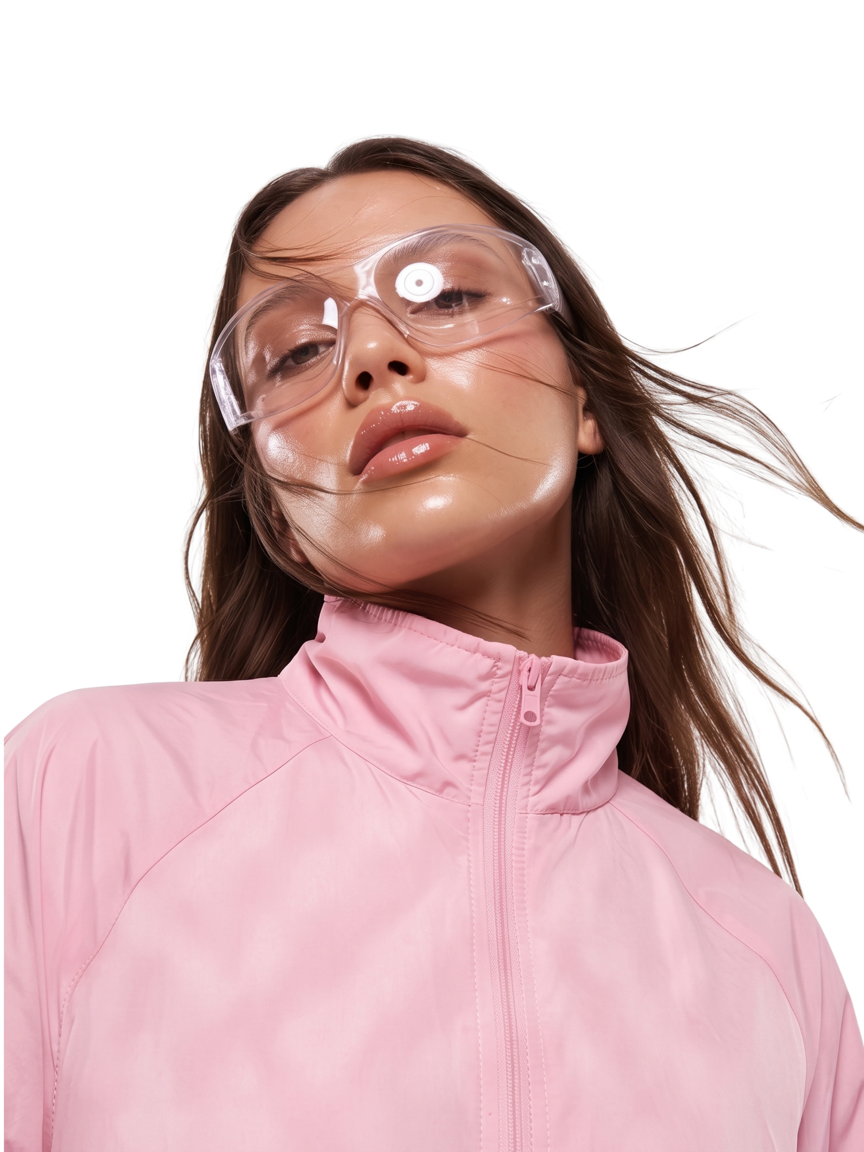 Pink Miravel jacket look